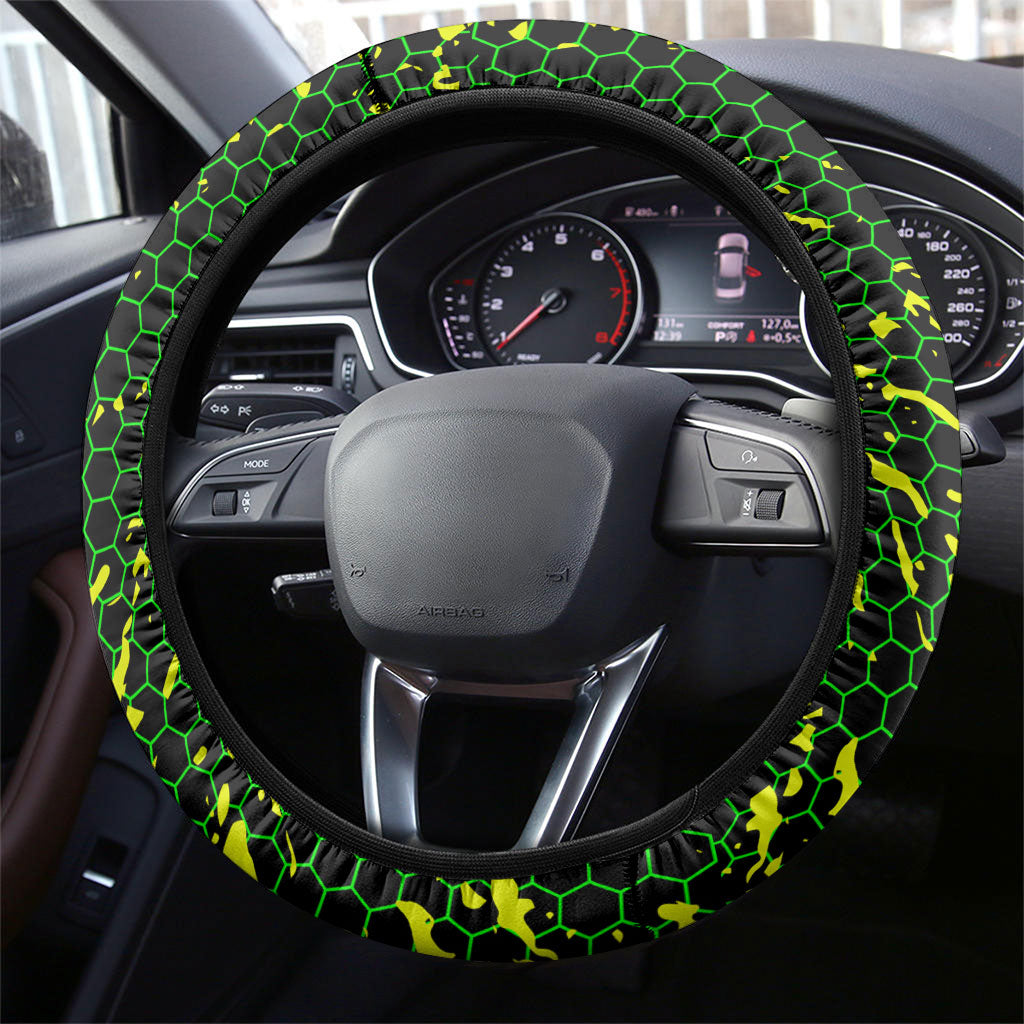 Buffalo Soldiers 10th Cavalry Regiment Steering Wheel Cover Graffiti Urban Streetwear Style Graphic Art