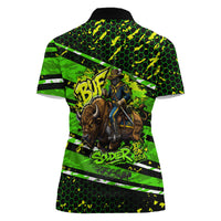 Buffalo Soldiers 10th Cavalry Regiment Women Polo Shirt Graffiti Urban Streetwear Style Graphic Art
