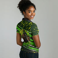 Buffalo Soldiers 10th Cavalry Regiment Women Polo Shirt Graffiti Urban Streetwear Style Graphic Art