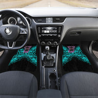 Buffalo Soldiers 9th Cavalry Regiment Car Mats Cyberpunk Synthwave Neon Futuristic Graphic Art