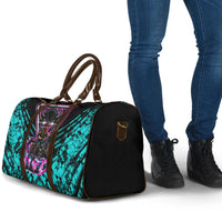 Buffalo Soldiers 9th Cavalry Regiment Travel Bag Cyberpunk Synthwave Neon Futuristic Graphic Art