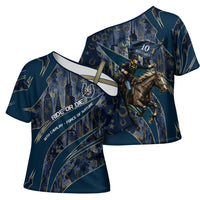 Buffalo Soldiers 10th Cavalry Regiment Ride Or Die Cross Shoulder Shirt Patriotic Military Heritage Distressed City Skyline Graphic Art