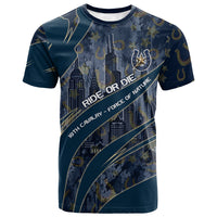 Buffalo Soldiers 10th Cavalry Regiment Ride Or Die T shirt Patriotic Military Heritage Distressed City Skyline Graphic Art