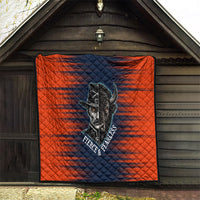 Buffalo Soldiers Fierce And Fearless Cavalry Quilt Half Face Soldier And Bison Halftone Graphic Art