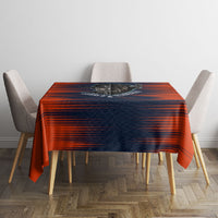 Buffalo Soldiers Fierce And Fearless Cavalry Tablecloth Half Face Soldier And Bison Halftone Graphic Art