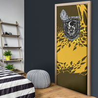Buffalo Soldiers 9th And 10th Cavalry Regiments Door Cover Wild And Untamed Vintage Western Horseshoe Graphic Art