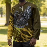 Buffalo Soldiers 9th And 10th Cavalry Regiments Hockey Jersey Wild And Untamed Vintage Western Horseshoe Graphic Art