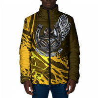 Buffalo Soldiers 9th And 10th Cavalry Regiments Padded Jacket Wild And Untamed Vintage Western Horseshoe Graphic Art