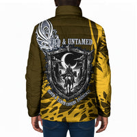 Buffalo Soldiers 9th And 10th Cavalry Regiments Padded Jacket Wild And Untamed Vintage Western Horseshoe Graphic Art