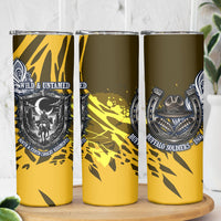 Buffalo Soldiers 9th And 10th Cavalry Regiments Skinny Tumbler Wild And Untamed Vintage Western Horseshoe Graphic Art
