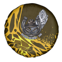 Buffalo Soldiers 9th And 10th Cavalry Regiments Spare Tire Cover Wild And Untamed Vintage Western Horseshoe Graphic Art