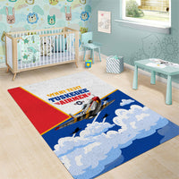 Personalized Tuskegee Airmen Area Rug Expect To Win P-51 Mustang Patriotic Aviation Art