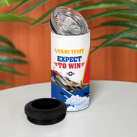 Personalized Tuskegee Airmen 4 in 1 Can Cooler Tumbler Expect To Win P-51 Mustang Patriotic Aviation Art