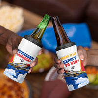 Personalized Tuskegee Airmen 4 in 1 Can Cooler Tumbler Expect To Win P-51 Mustang Patriotic Aviation Art