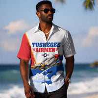 Personalized Tuskegee Airmen Hawaiian Shirt Expect To Win P-51 Mustang Patriotic Aviation Art