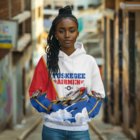 Personalized Tuskegee Airmen Hoodie Expect To Win P-51 Mustang Patriotic Aviation Art