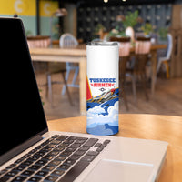 Personalized Tuskegee Airmen Skinny Tumbler Expect To Win P-51 Mustang Patriotic Aviation Art