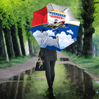 Personalized Tuskegee Airmen Umbrella Expect To Win P-51 Mustang Patriotic Aviation Art