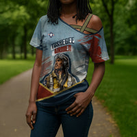 Personalized Tuskegee Airmen Cross Shoulder Shirt Believe In Yourself Vintage WWII Military Aviation Art