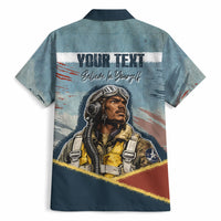 Personalized Tuskegee Airmen Hawaiian Shirt Believe In Yourself Vintage WWII Military Aviation Art