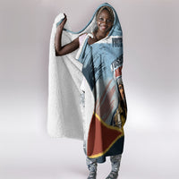 Personalized Tuskegee Airmen Hooded Blanket Believe In Yourself Vintage WWII Military Aviation Art