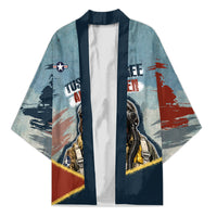 Personalized Tuskegee Airmen Kimono Believe In Yourself Vintage WWII Military Aviation Art