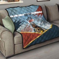 Personalized Tuskegee Airmen Quilt Believe In Yourself Vintage WWII Military Aviation Art