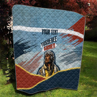 Personalized Tuskegee Airmen Quilt Believe In Yourself Vintage WWII Military Aviation Art