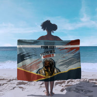 Personalized Tuskegee Airmen Sarong Believe In Yourself Vintage WWII Military Aviation Art