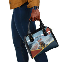 Personalized Tuskegee Airmen Shoulder Handbag Believe In Yourself Vintage WWII Military Aviation Art
