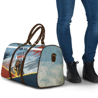 Personalized Tuskegee Airmen Travel Bag Believe In Yourself Vintage WWII Military Aviation Art