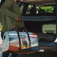 Personalized Tuskegee Airmen Travel Bag Believe In Yourself Vintage WWII Military Aviation Art