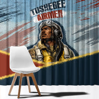 Personalized Tuskegee Airmen Window Curtain Believe In Yourself Vintage WWII Military Aviation Art