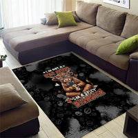 Hot Mess Highland Cow Area Rug Funny Cute Coffee Lover - Im A Spicy Disaster