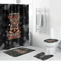 Hot Mess Highland Cow Bathroom Set Funny Cute Coffee Lover - Im A Spicy Disaster