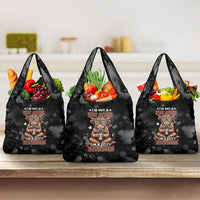 Hot Mess Highland Cow Grocery Bag Funny Cute Coffee Lover - Im A Spicy Disaster