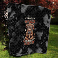 Hot Mess Highland Cow Quilt Funny Cute Coffee Lover - Im A Spicy Disaster