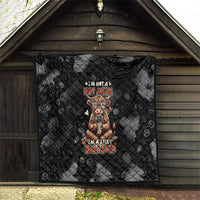 Hot Mess Highland Cow Quilt Funny Cute Coffee Lover - Im A Spicy Disaster