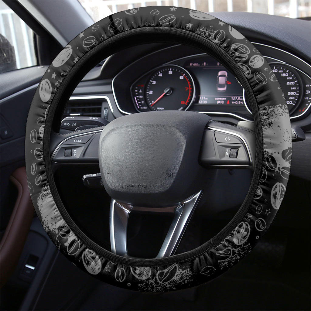 Hot Mess Highland Cow Steering Wheel Cover Funny Cute Coffee Lover - Im A Spicy Disaster