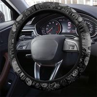 Hot Mess Highland Cow Steering Wheel Cover Funny Cute Coffee Lover - Im A Spicy Disaster