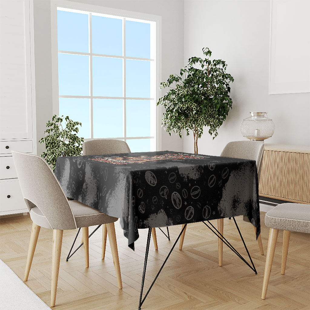 Hot Mess Highland Cow Tablecloth Funny Cute Coffee Lover - Im A Spicy Disaster