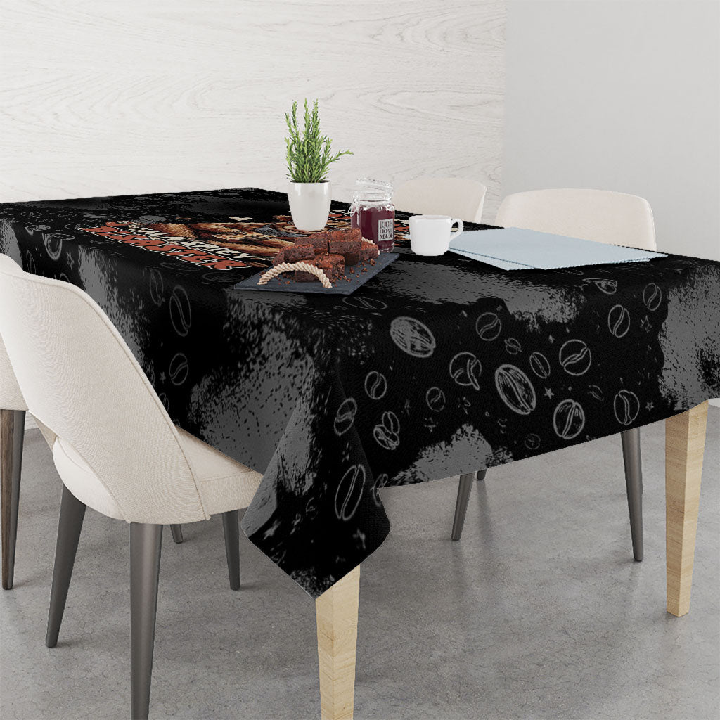 Hot Mess Highland Cow Tablecloth Funny Cute Coffee Lover - Im A Spicy Disaster