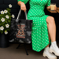 Hot Mess Highland Cow Tote Bag Funny Cute Coffee Lover - Im A Spicy Disaster