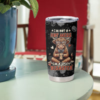 Hot Mess Highland Cow Tumbler Cup Funny Cute Coffee Lover - Im A Spicy Disaster