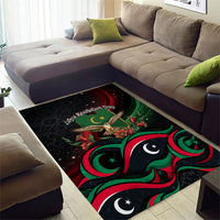 Libya Revolution Day Area Rug Flying Eagle Libyan Coat Of Arms Map - Land Of Resilience And Pride