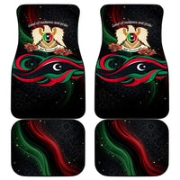 Libya Revolution Day Car Mats Flying Eagle Libyan Coat Of Arms Map - Land Of Resilience And Pride