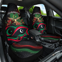 Libya Revolution Day Car Seat Cover Flying Eagle Libyan Coat Of Arms Map - Land Of Resilience And Pride