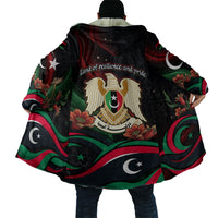 Libya Revolution Day Cloak Flying Eagle Libyan Coat Of Arms Map - Land Of Resilience And Pride