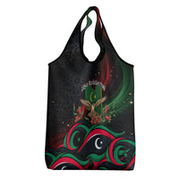 Libya Revolution Day Grocery Bag Flying Eagle Libyan Coat Of Arms Map - Land Of Resilience And Pride