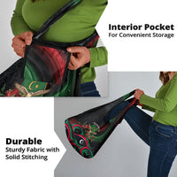 Libya Revolution Day Grocery Bag Flying Eagle Libyan Coat Of Arms Map - Land Of Resilience And Pride